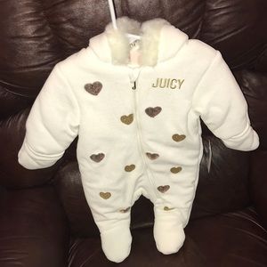 juicy couture snowsuit baby